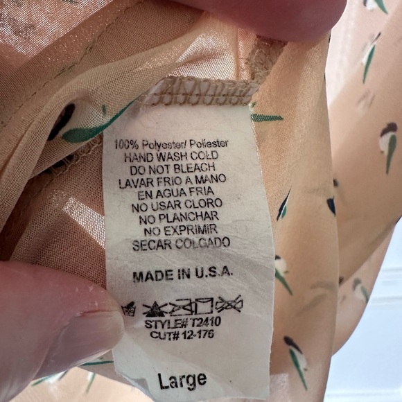 Honey Punch Tan Patterned Tank Top with Black Trim - Picture 5 of 7